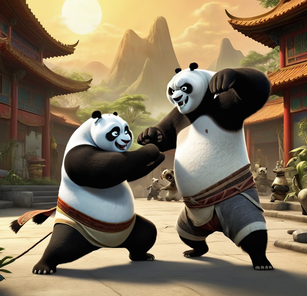 AI Kungfu Generator |  Kungfu Pandas | kissing-ai.com